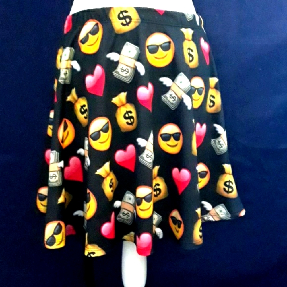 Emoji womens skirt
